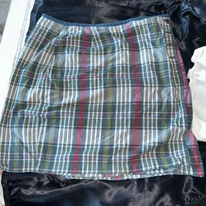 Vintage plaid skirt